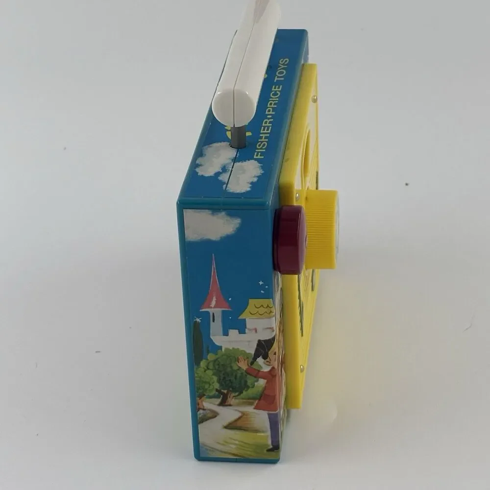 Fisher-Price Vintage TV Radio Wind Up Toy Farmer in the Dell Tested Works Retro